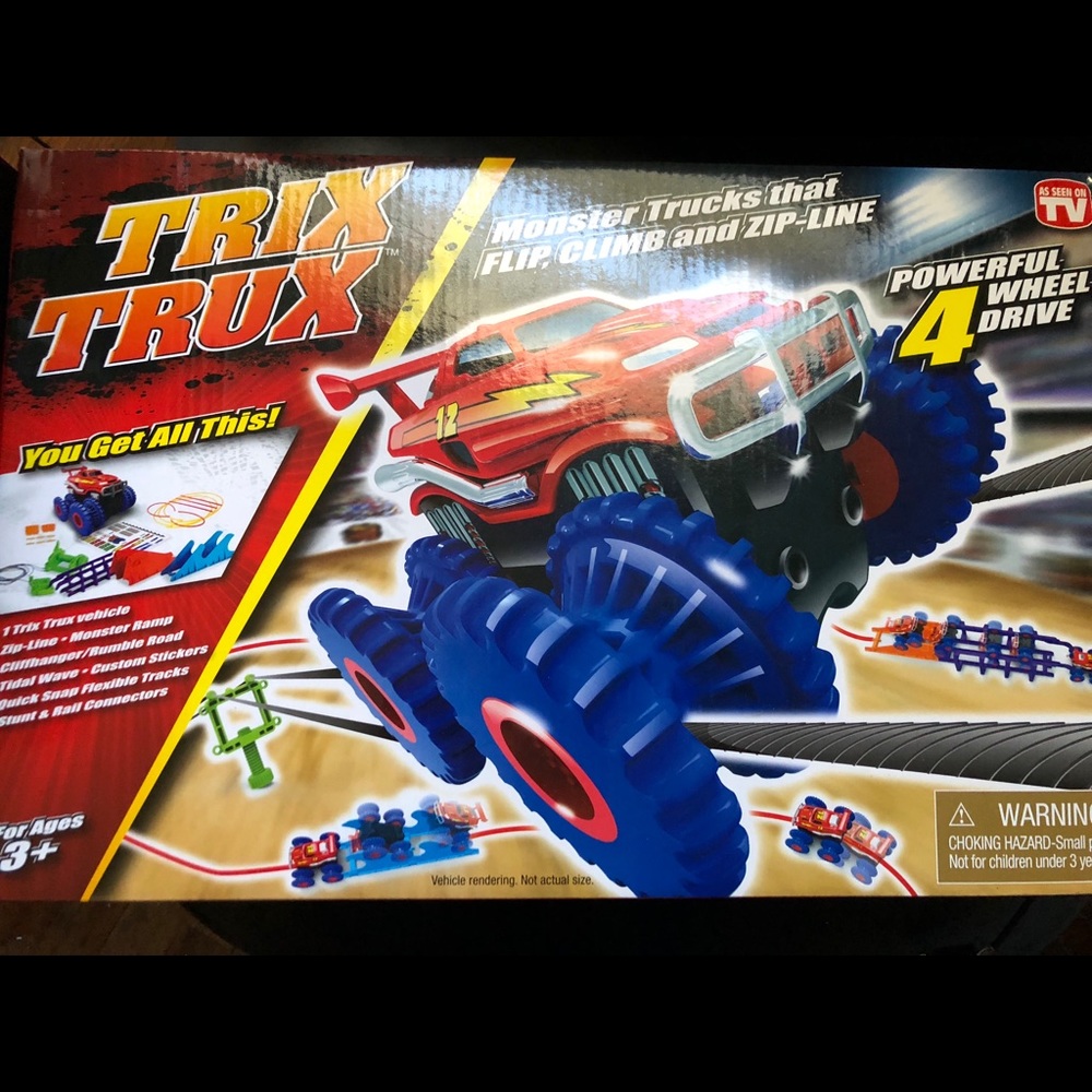 Trix Trux Monster Trucks That Flip & ZIP